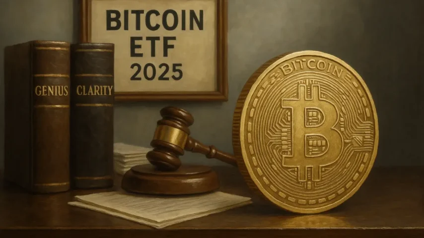 Как законы GENIUS и CLARITY повлияют на рынок Bitcoin ETF в 2025 году