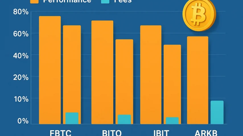 FBTC ETF: доходность и комиссии в сравнении с лучшими Bitcoin ETF 2025 года